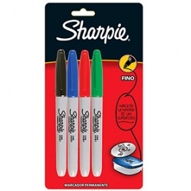 MARCADORES SHARPIE COLORES SURTIDOS 4 PIEZAS - Envío Gratuito