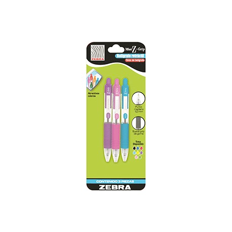 BOLIGRAFO MINI Z-GRIP FASHION PAQ/3 - Envío Gratuito