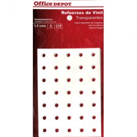 REFUERZOS PARA CARPETA OFFICE DEPOT TRANSPAR C/210 - Envío Gratuito