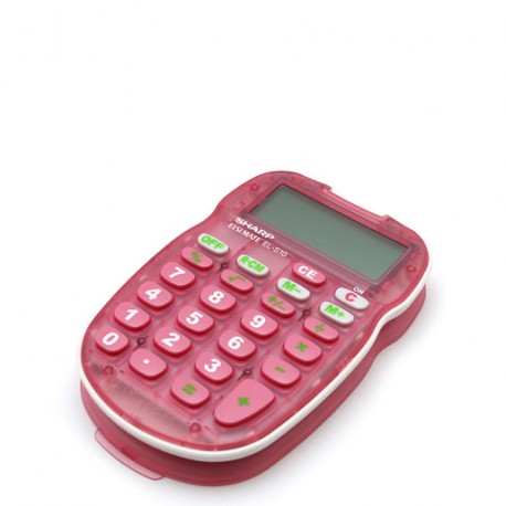 CALCULADORA BASICA SHARP ROSA ELS10BP - Envío Gratuito