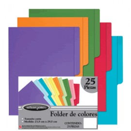 FOLDER CARTA ACCO AZUL CON 25 PIEZAS - Envío Gratuito