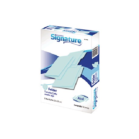 FOLDER CARTA SIGNARUTRE CON 50 PIEZAS - Envío Gratuito