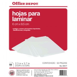 MICAS TERMICAS OFFICE DEPOT 6X9.5 CM CON 50 PIEZAS - Envío Gratuito