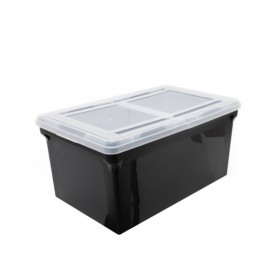 CAJA PARA ARCHIVO OFFICE DEPOT AMANO CARTA NEGRA - Envío Gratuito