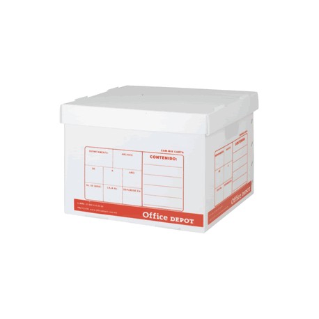 CAJA PARA OFFICE DEPOT ARCHIVO PLASTICO CARTA - Envío Gratuito