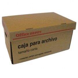 CAJA PARA ARCHIVO OFFICE DEPOT KRAFT CARTA - Envío Gratuito