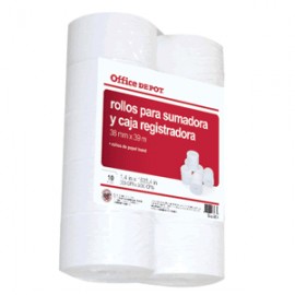 ROLLO CAJA REGISTRADORA 76MM 10PK OFFICE DEPOT - Envío Gratuito