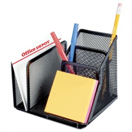 ORGANIZADOR DE ESCRITORIO MESH NEGRO OFFICE DEPOT - Envío Gratuito