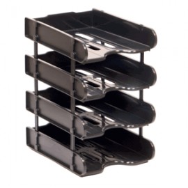 CHAROLAS APILABLES TAMANO CARTA 4 NIVELES NGO OD - Envío Gratuito