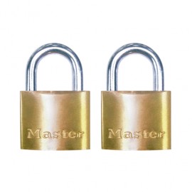 CANDADO MASTER LOCK DE LATON CHICO TWIN PACK - Envío Gratuito