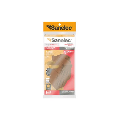 ADAPTADOR SANELEC MULTICONTACTO TIPO L - Envío Gratuito