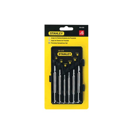 DESARMADOR DE PRECISION STANLEY 6 PIEZAS - Envío Gratuito
