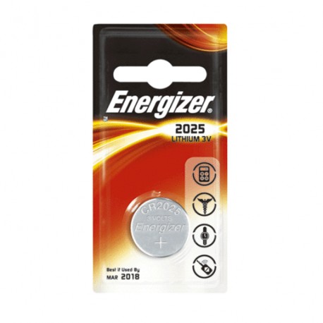 PILA ENERGIZER LITIO 2025 3V P/RELOJ Y CALCULADORA - Envío Gratuito