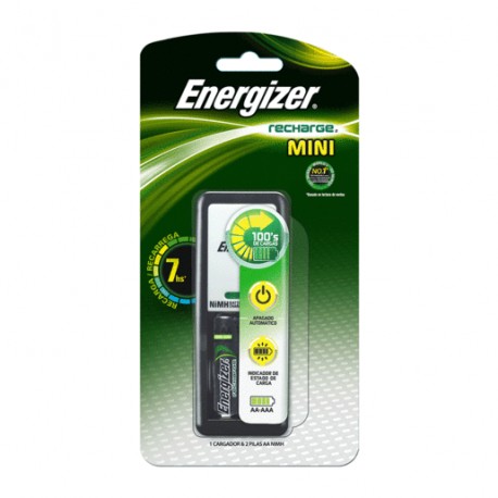 CARGADOR DE BATERIAS ENERGIZER MINI 2AA - Envío Gratuito