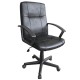 SILLA DE PIEL GERENCIAL NEGRA - Envío Gratuito
