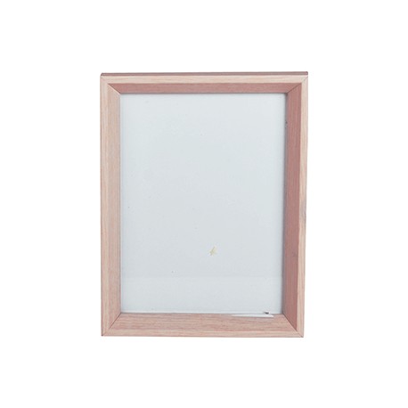 MARCO FRAGMENTES DE PLASTICO TERMINADO MADERA 6X8 - Envío Gratuito