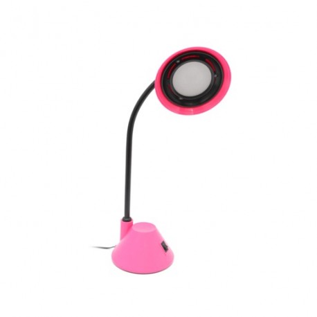 LAMPARA RED TOP DE ESCRITORIO CAMPANA LED ROSA - Envío Gratuito