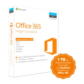 OFFICE 365 MICROSOFT HOME NUEVO EMPAQUE - Envío Gratuito