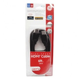 CABLE HDMI GENERAL ELECTRIC 1.8 METROS BASIC 73581 - Envío Gratuito