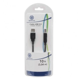 CABLE USB 2.0 SPECTRA (3.04 MTS, ORO) - Envío Gratuito