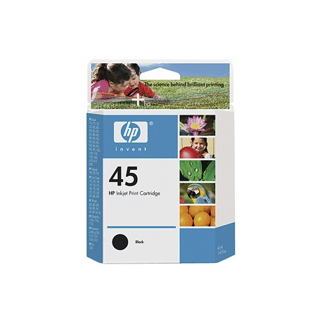 CARTUCHO DE TINTA NEGRA HP 45 (51645AL) - Envío Gratuito