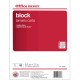 BLOCK CARTA OFFICE DEPOT 80 HOJAS CUADRO CHICO - Envío Gratuito