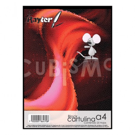 BLOCK A4 CARTULINA 25 HOJAS - Envío Gratuito