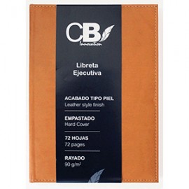 LIBRETA EJECUTICA 72 HOJAS RAYA CAMEL - Envío Gratuito