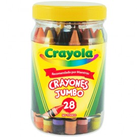 CRAYON JUMBO CRAYOLA BOTE C/28 - Envío Gratuito