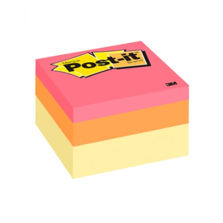 POST-IT CUBO 3 X 3 COLORES ULTRA 400 HOJAS - Envío Gratuito