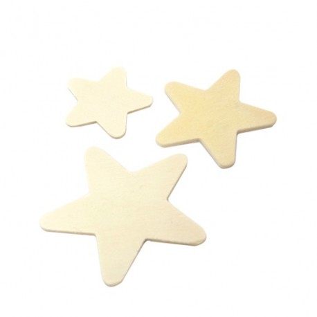 ESTRELLAS DE MADERA 130pk - Envío Gratuito