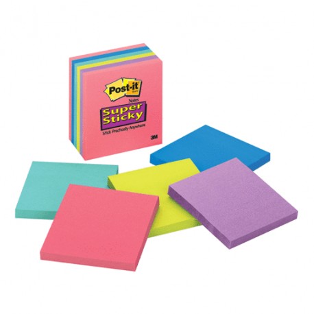 POST-IT SUPER STICKY ULTRA 3X3 6 PAQUETES - Envío Gratuito