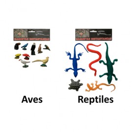 ACCESORIO PARA MAQUETA ANIMALES AVES O REPTILES - Envío Gratuito