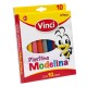 PLASTILINA PARA MOLDEAR VINCI COLORES SURTIDOS C10 - Envío Gratuito