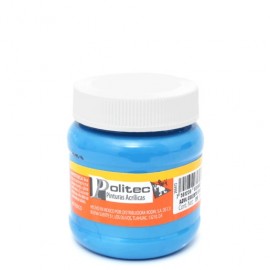 PINTURA ACRILICA POLITEC AZUL CELESTE No313 100ML - Envío Gratuito