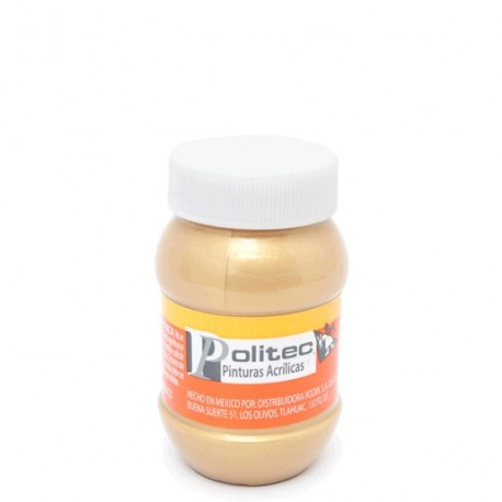 PINTURA ACRILICA POLITEC COLOR ORO L-700 100ML - Envío Gratuito