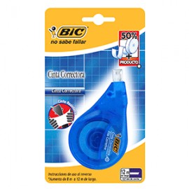 CINTA CORRECTORA BIC BLISTER C/1 - Envío Gratuito